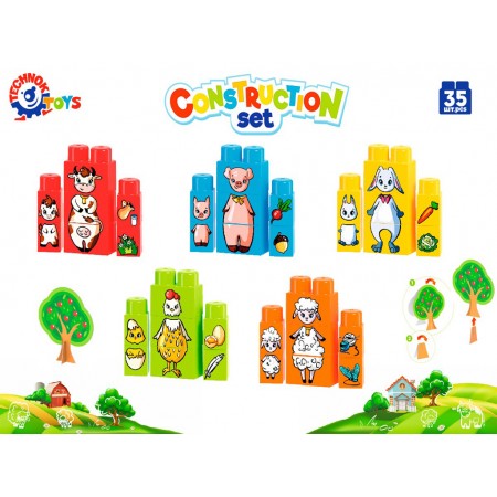Конструктор Construction Set, 35 деталей, Технок 6849 Конструктор Construction Set, 35 деталей, Технок 6849