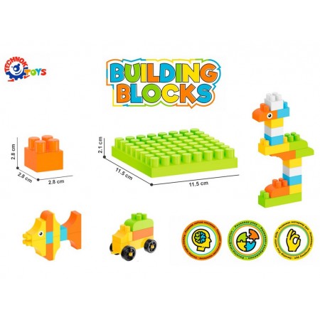 Конструктор Building Blocks 170 деталей в пакете, Технок 7921 Конструктор Building Blocks 170 деталей в пакете, Технок 7921