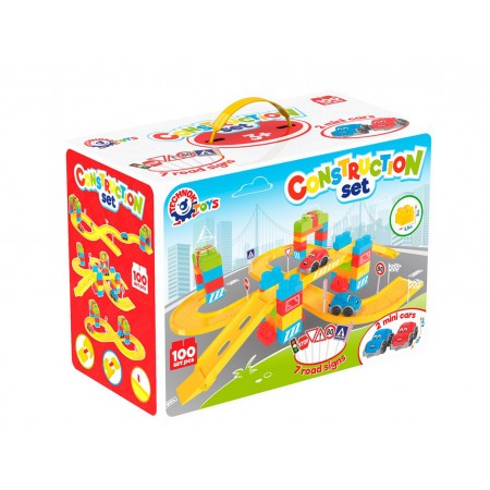 Конструктор трек Construction Set, 100 деталей, Технок 8324 Конструктор трек Construction Set, 100 деталей, Технок 8324