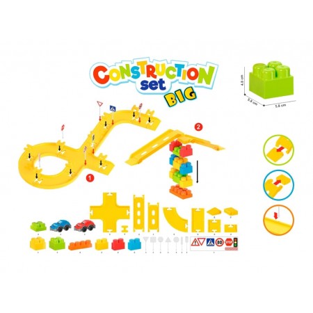 Конструктор Construction Set трек в пакете, 44 детали, Технок 8331 Конструктор Construction Set трек в пакете, 44 детали, Технок 8331