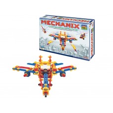 Конструктор полипропиленовый MECHANIX Самолет №3 140 элементов 15 моделей ZEPHYR 02009