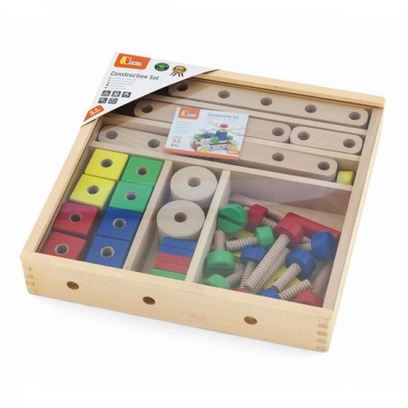 Деревянный конструктор Viga Toys 53 детали Деревянный конструктор Viga Toys 53 детали