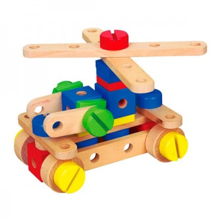 Деревянный конструктор Viga Toys 53 детали Деревянный конструктор Viga Toys 53 детали