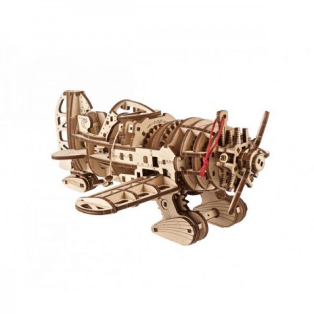 Дерев'яний механічний 3D конструктор Ugears Літак Скажений Шершень Дерев'яний механічний 3D конструктор Ugears Літак Скажений Шершень