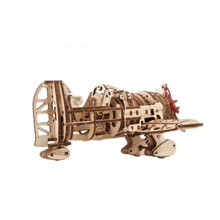 Дерев'яний механічний 3D конструктор Ugears Літак Скажений Шершень Дерев'яний механічний 3D конструктор Ugears Літак Скажений Шершень
