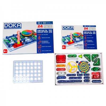 Електронний конструктор Doka Світло та колір RGB D70700