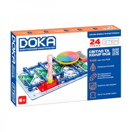 Електронний конструктор Doka Світло та колір RGB D70700