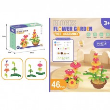 Конструктор-пазл Цветочный сад BabyToys LY012A 46 деталей Конструктор-пазл Цветочный сад BabyToys LY012A 46 деталей