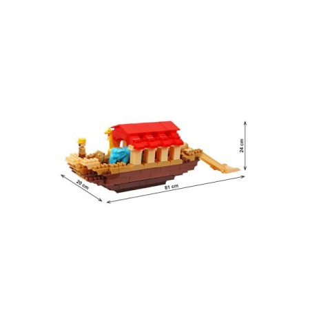 Игрушка "Конструктор ТехноК", арт.1348 (Ноев кофчег) Размеры 11 х 37 х 45.5 см