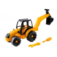 Конструктор Трактор экскаватор Toys-plast ИП30008