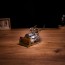 Коллекционная модель-конструктор Metal Time Graceful CAT механический бульдозер MT073