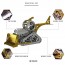 Коллекционная модель-конструктор Metal Time Graceful CAT механический бульдозер MT073