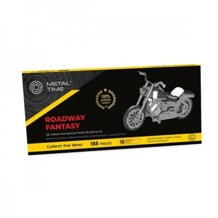 Колекційна модель-конструктор Metal Time Harley Davidson Roadway Fantasy Мотоцикл механічний MT012 Колекційна модель-конструктор Metal Time Harley Davidson Roadway Fantasy Мотоцикл механічний MT012