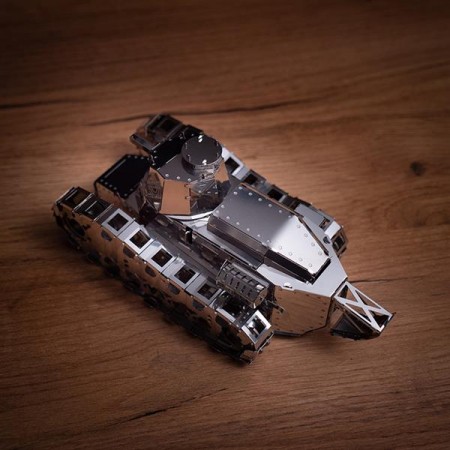 Колекційна модель-конструктор Metal Time Nimble Fighter механічний танк Renault FT-17 MT010 Колекційна модель-конструктор Metal Time Nimble Fighter механічний танк Renault FT-17 MT010