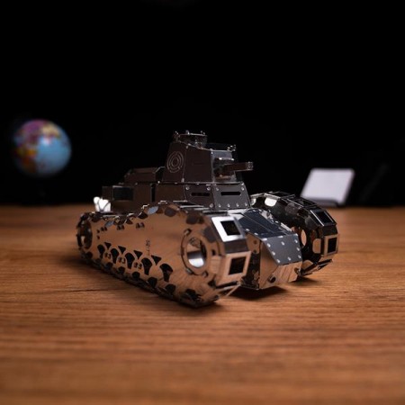 Колекційна модель-конструктор Metal Time Nimble Fighter механічний танк Renault FT-17 MT010 Колекційна модель-конструктор Metal Time Nimble Fighter механічний танк Renault FT-17 MT010