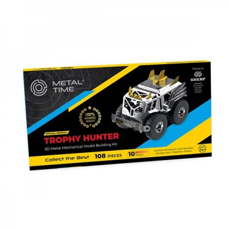 Колекційна модель-конструктор Metal Time Trophy Hunter механічний позашляховик MT056 Колекційна модель-конструктор Metal Time Trophy Hunter механічний позашляховик MT056