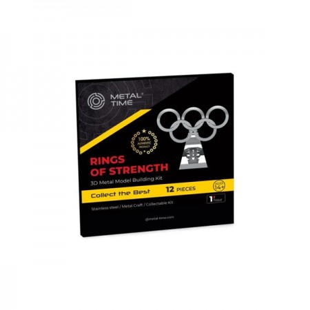 Коллекционная модель-конструктор Metal Time Олимпийские кольца Rings of Strength MT021Y Коллекционная модель-конструктор Metal Time Олимпийские кольца Rings of Strength MT021Y