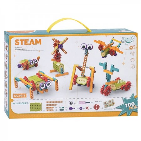 Робототехнический конструктор BabyToys 0912 с отверткой 100 деталей