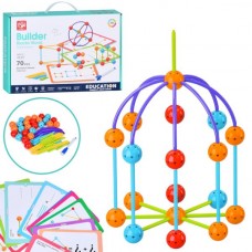 Блочный конструктор BabyToys 188-637, 70 деталей с маркером Блочный конструктор BabyToys 188-637, 70 деталей с маркером
