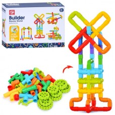 Блочный конструктор BabyToys 188-680 трубчатый 88 деталей Блочный конструктор BabyToys 188-680 трубчатый 88 деталей