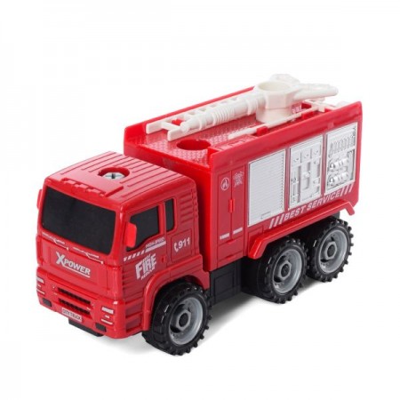 Конструктор машина BabyToys 215B на шурупах инерционная