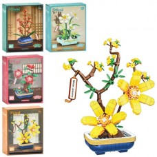Блочный конструктор BabyToys 33041-33044 цветок, 325 деталей Блочный конструктор BabyToys 33041-33044 цветок, 325 деталей