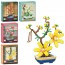 Блочный конструктор BabyToys 33041-33044 цветок, 325 деталей