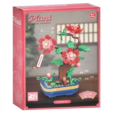 Блочный конструктор BabyToys 33041-33044 цветок, 325 деталей