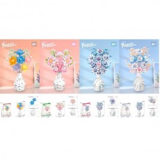 Конструктор блочный BabyToys 33088-91 ваза с цветами 464 детали Конструктор блочный BabyToys 33088-91 ваза с цветами 464 детали