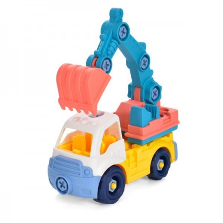 Constructor construction equipment BabyToys 366 on screws with screwdriver Constructor construction equipment BabyToys 366 on screws with screwdriver