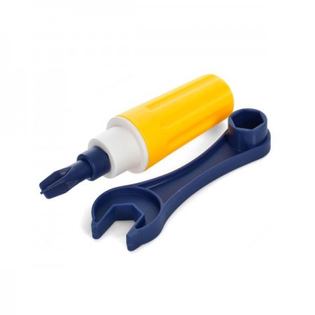 Constructor construction equipment BabyToys 366 on screws with screwdriver Constructor construction equipment BabyToys 366 on screws with screwdriver