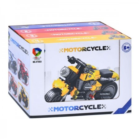 Конструктор мотоцикл BabyToys 47003, 4 вида, пластик Конструктор мотоцикл BabyToys 47003, 4 вида, пластик