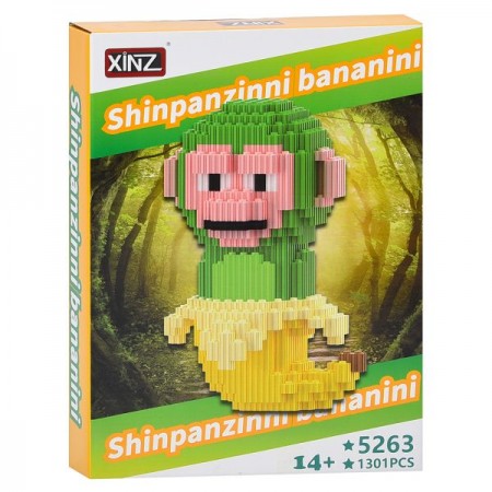 Конструктор BabyToys блочный монстр 1301 деталей 6 видов Конструктор BabyToys блочный монстр 1301 деталей 6 видов