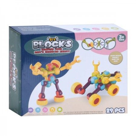 Шарнірний конструктор BabyToys 628-13A, 29 деталей Шарнірний конструктор BabyToys 628-13A, 29 деталей