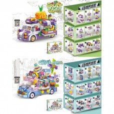 Конструктор магазин на колесах BabyToys 633076-7 с фруктами