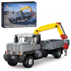 Конструктор 66023 вантажівка, спецтехніка/автокран, 350дет, в кор-ці, 25-19-6см