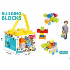 Блочный конструктор BabyToys 66145-1 45 деталей для детей Блочный конструктор BabyToys 66145-1 45 деталей для детей