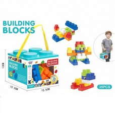 Блочный конструктор BabyToys 66145-3 35 деталей разноцветный Блочный конструктор BabyToys 66145-3 35 деталей разноцветный