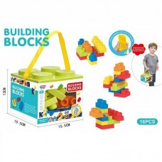 Блочный конструктор BabyToys 66145-4 16 деталей разноцветный Блочный конструктор BabyToys 66145-4 16 деталей разноцветный
