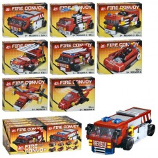 Конструктор пожежний транспорт BabyToys 6819, 90 деталей