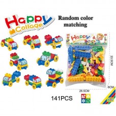 Блочный конструктор BabyToys 7025 из 186 деталей для детей от 3 лет Блочный конструктор BabyToys 7025 из 186 деталей для детей от 3 лет