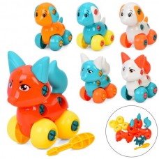Конструктор на шурупах BabyToys 77106-07 животное на колесах