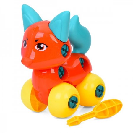 Конструктор на шурупах BabyToys 77106-07 тварина на колесах