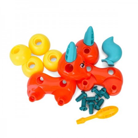 Конструктор на шурупах BabyToys 77106-07 тварина на колесах
