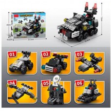Конструктор полиция BabyToys 8971-3 спецназ 6в1, 138 деталей