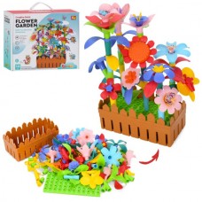 Конструктор блочный BabyToys 9036 цветочный сад 132 детали Конструктор блочный BabyToys 9036 цветочный сад 132 детали