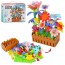 Конструктор блочный BabyToys 9036 цветочный сад 132 детали