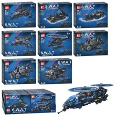 Конструктор вертолет BabyToys 9195A военный транспорт 89 деталей