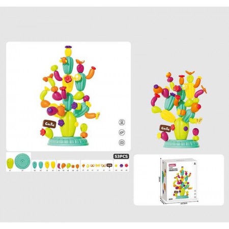Блочний конструктор BabyToys 954 квітка 53 деталі