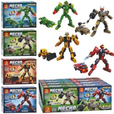 Конструктор робот-транспорт BabyToys CD8193 2в1 от 107 деталей